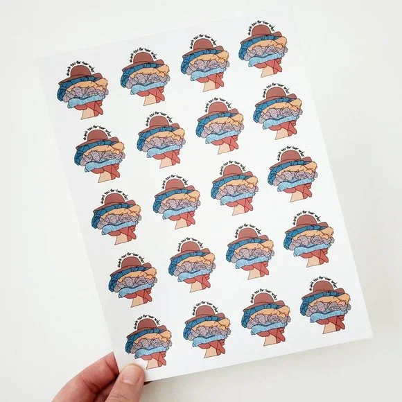 LB028 STICKERS Custom Poshmark Stickers Folded Clothes Thank You Shipping Supply - Picture 3 of 6